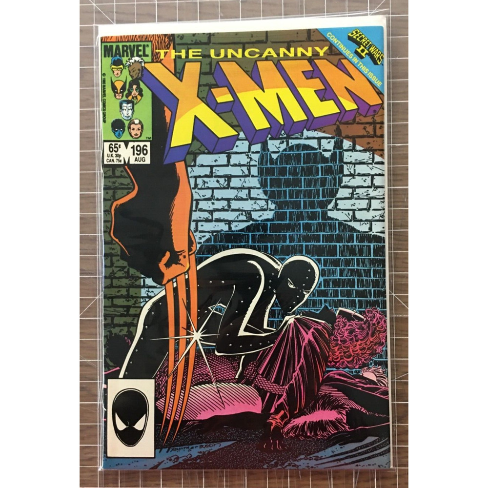 Uncanny X-Men #196 Secret Wars II - Marvel Comic (1985) 6.5-7.5